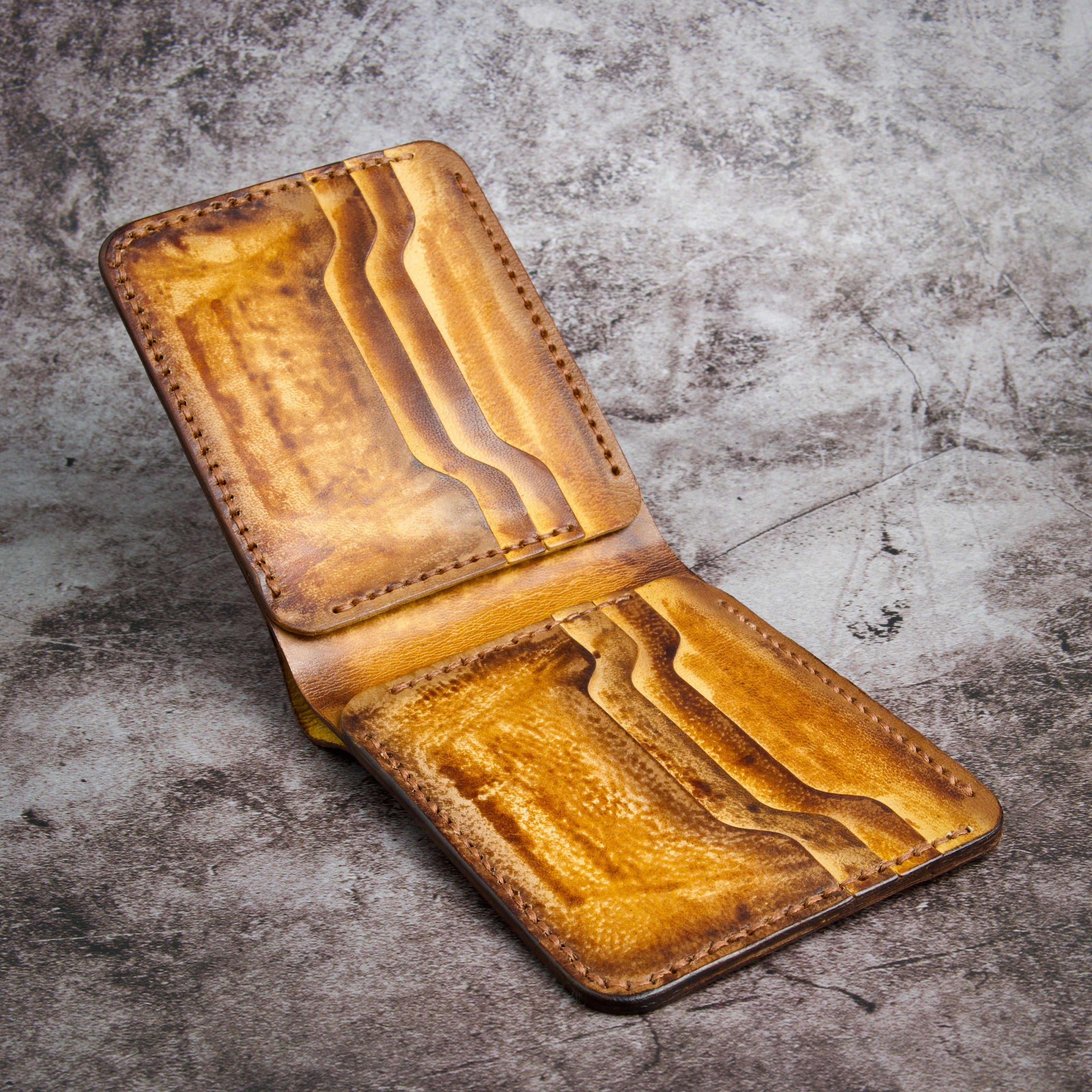 Canvas Flame – Klassieke dubbele portemonnee 