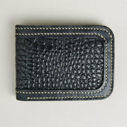 Croc-Embossed Classic Bifold Wallet | Indus Sultan