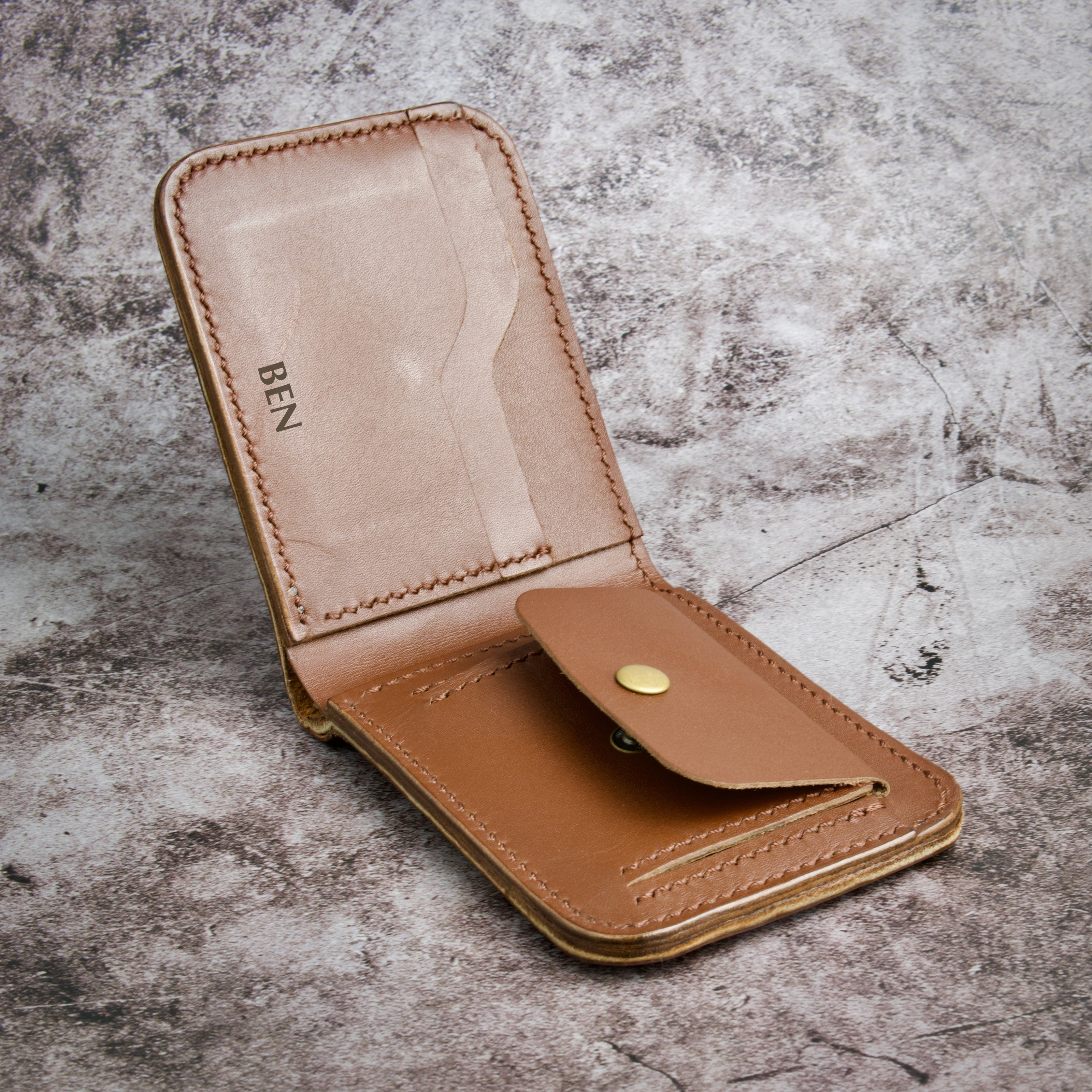 Indus Sultan – Klassieke portemonnee met krokodillenreliëf