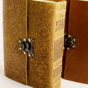 Vintage-Leder-Tagebuch, A5, 480 Seiten | Misra Daily