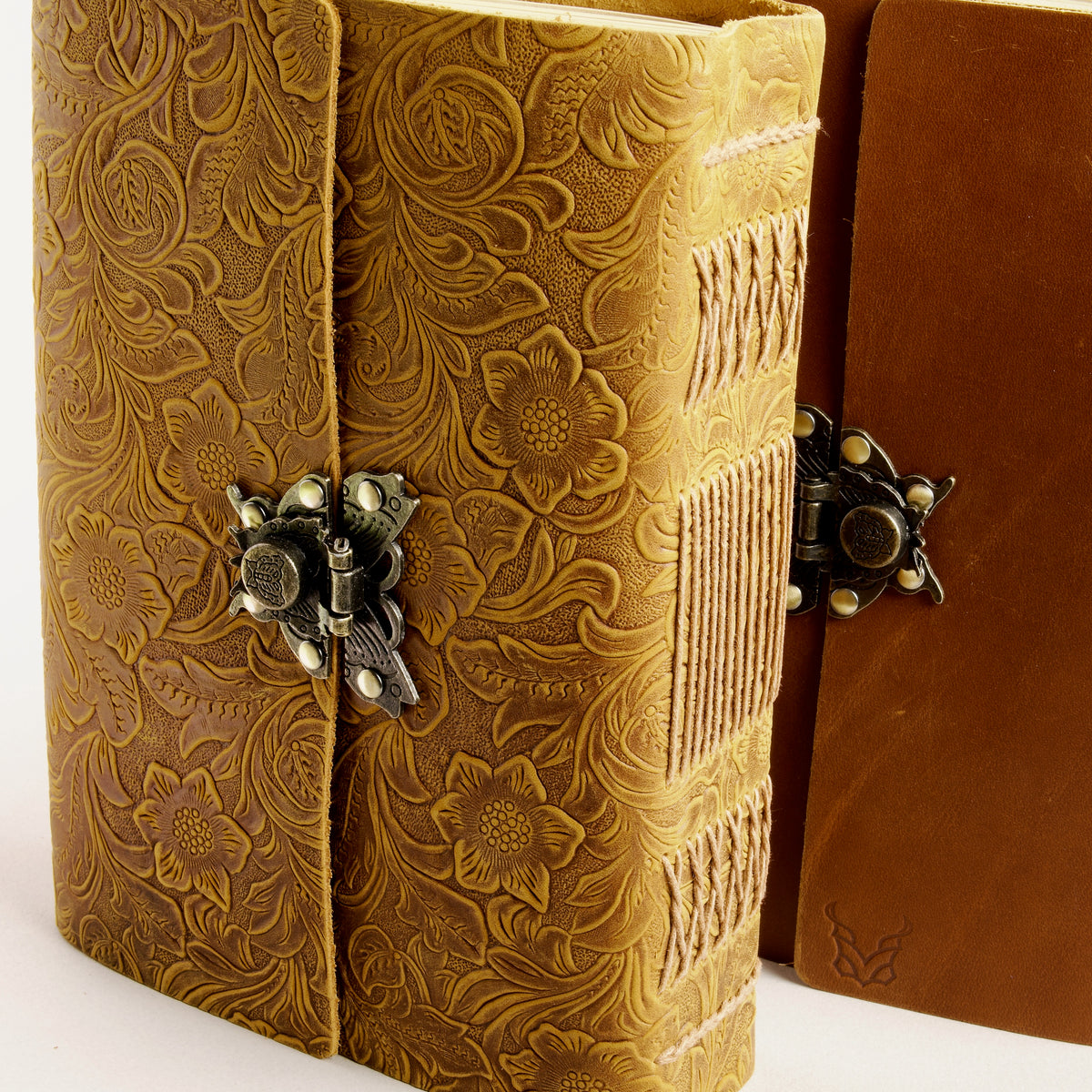 Vintage-Leder-Tagebuch, A5, 480 Seiten | Misra Daily