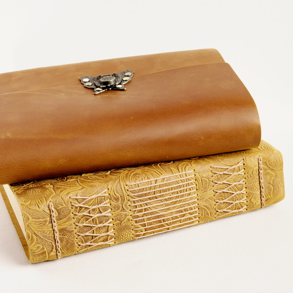 Vintage-Leder-Tagebuch, A5, 480 Seiten | Misra Daily