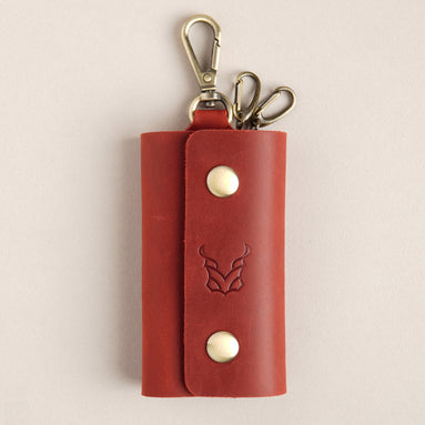 Leather Key Case with 6 Hooks | Altit Keep