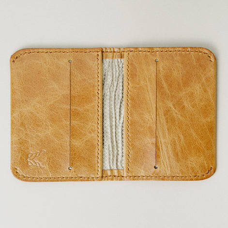 RFID Blocking, Minimalist Bi-Fold Wallet | Markore Natural