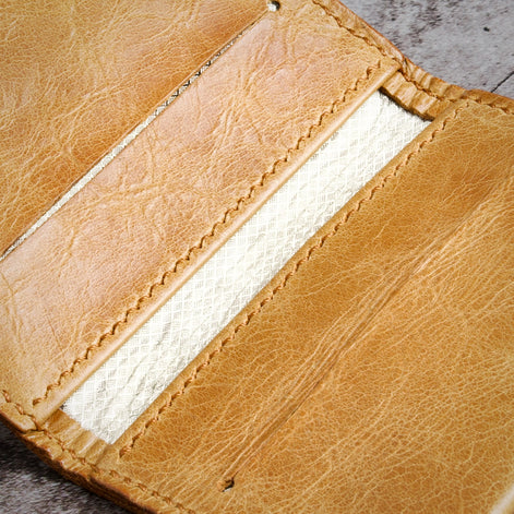 Markore Natural – RFID-Schutz, Minimalistischer Faltbarer Kartenhalter