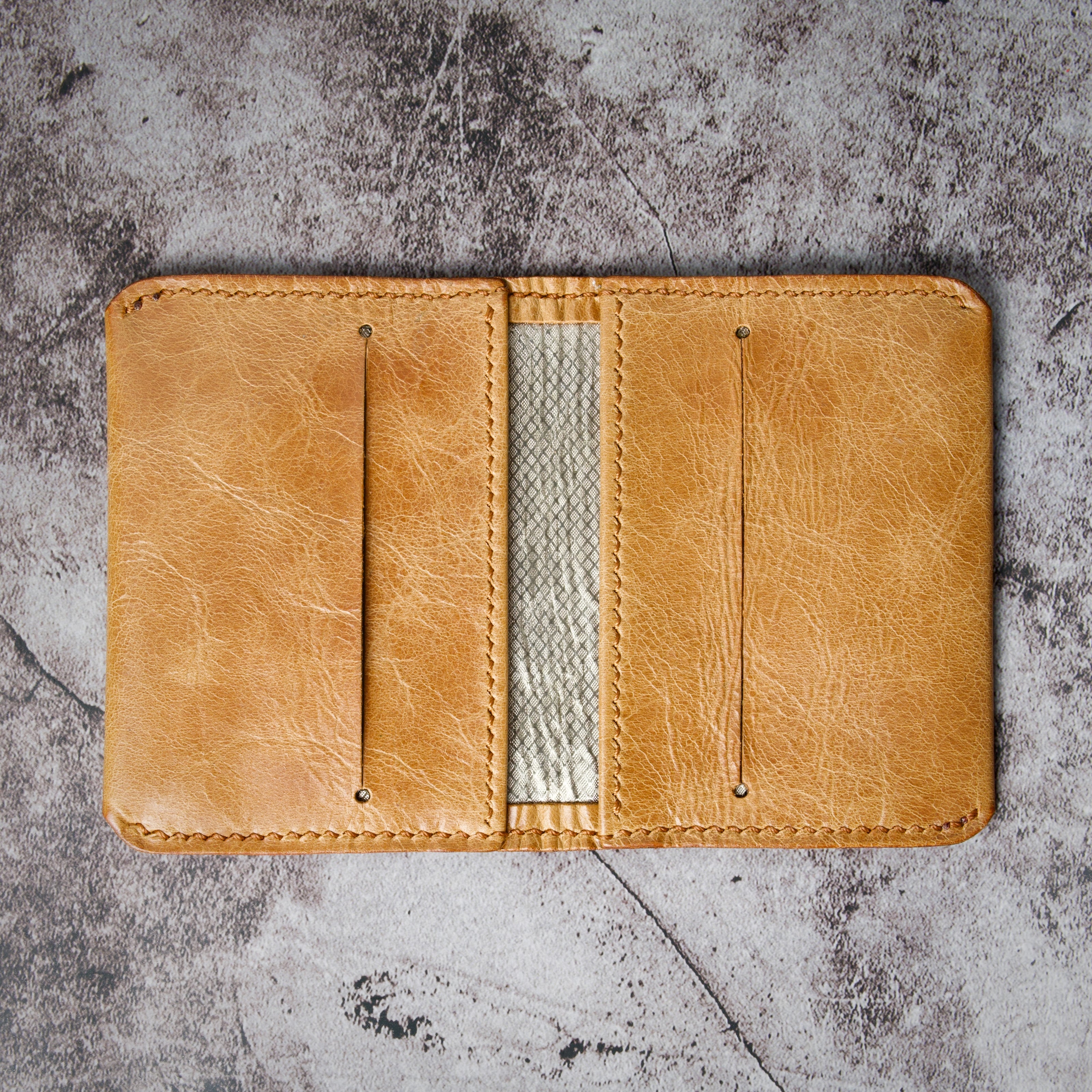 Markore Natural – RFID-Schutz, Minimalistischer Faltbarer Kartenhalter