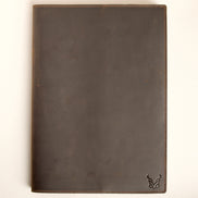 Nachfüllbares B5-Notizbuch aus Leder mit Stiftschlaufe | Burzil Jotter
