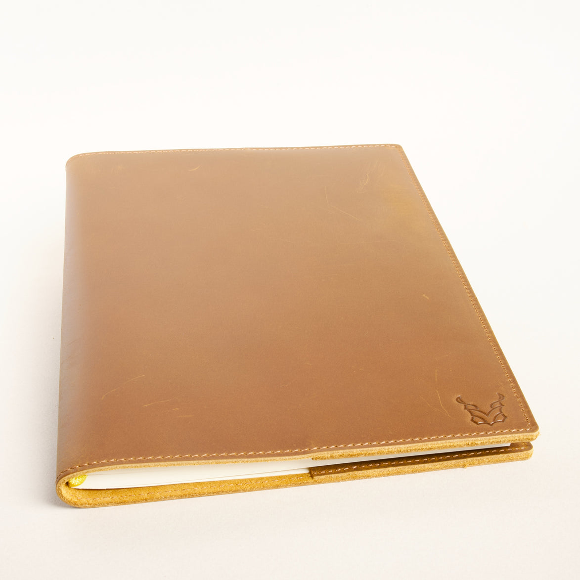 Nachfüllbares B5-Notizbuch aus Leder mit Stiftschlaufe | Burzil Jotter