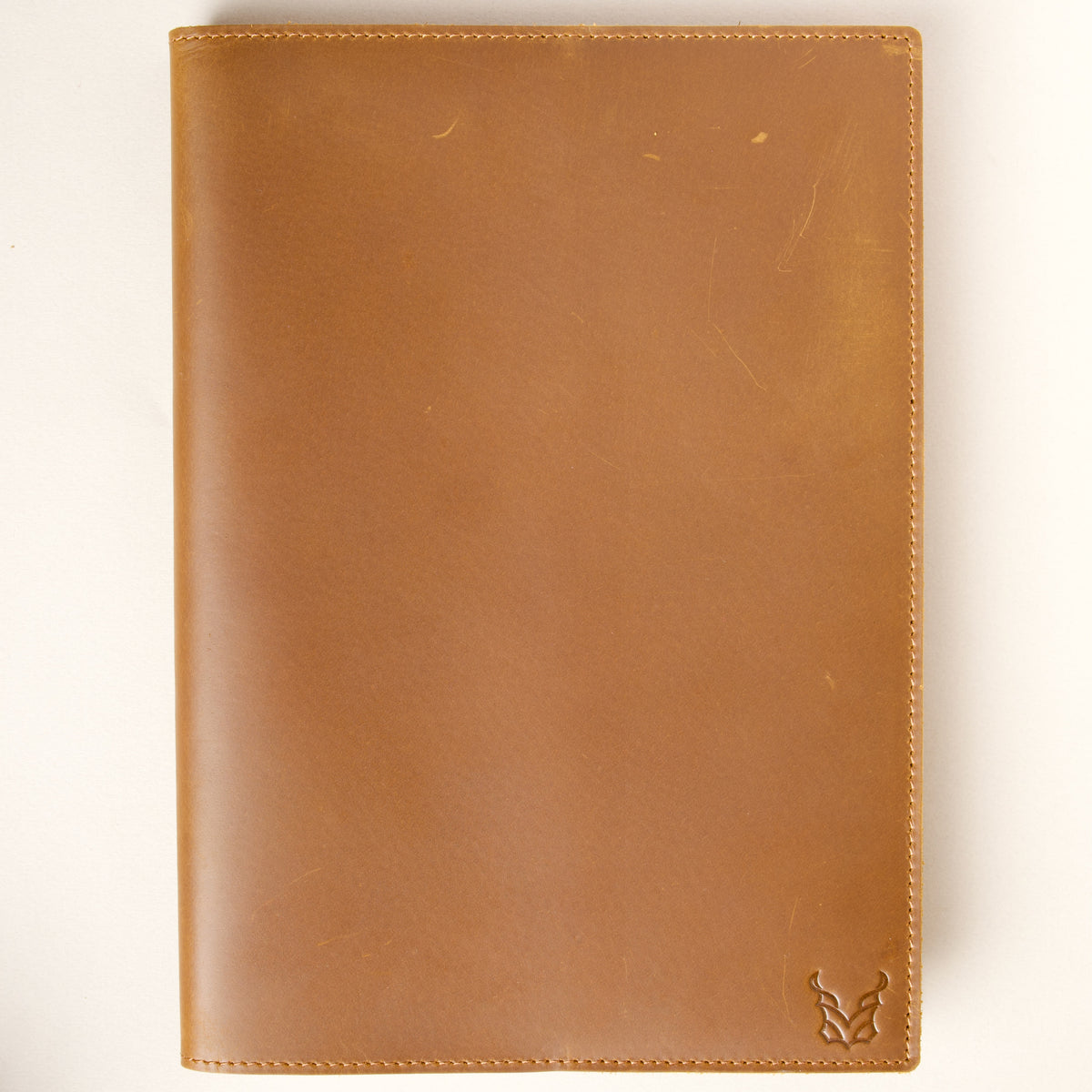 Nachfüllbares B5-Notizbuch aus Leder mit Stiftschlaufe | Burzil Jotter