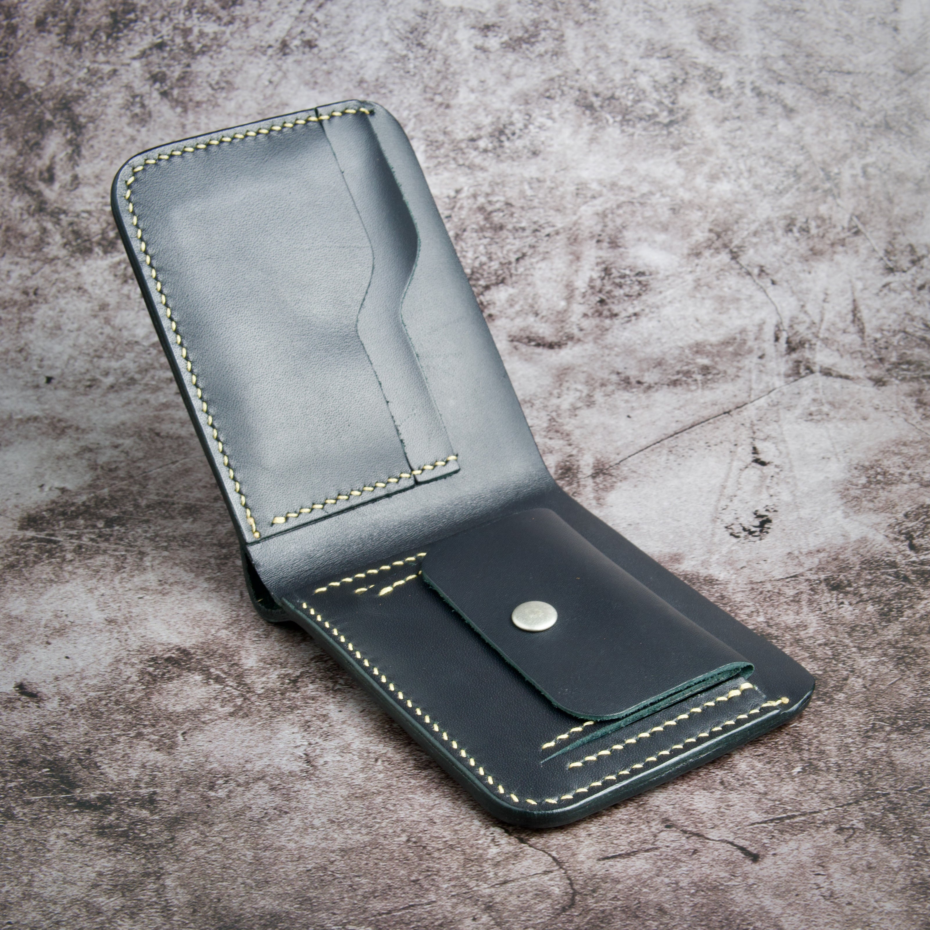 Indus Sultan – Klassieke portemonnee met krokodillenreliëf