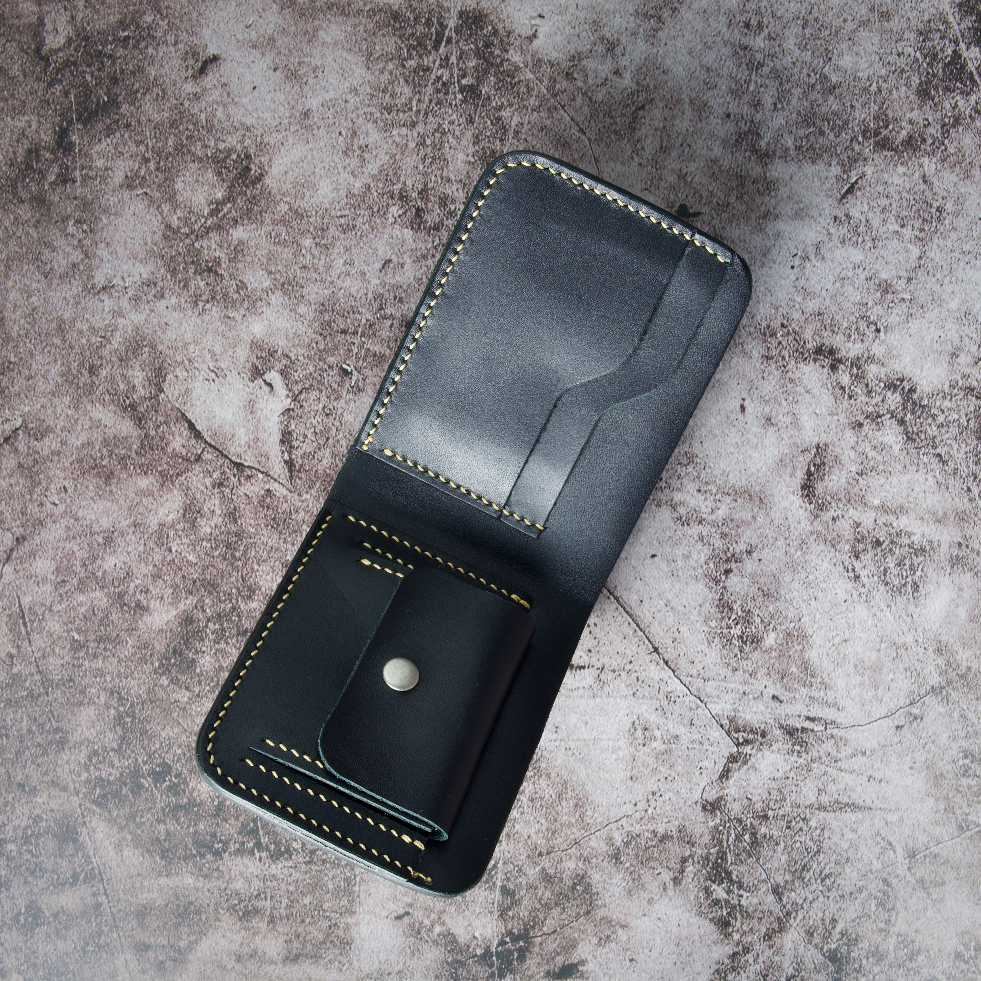 Indus Sultan – Klassieke portemonnee met krokodillenreliëf